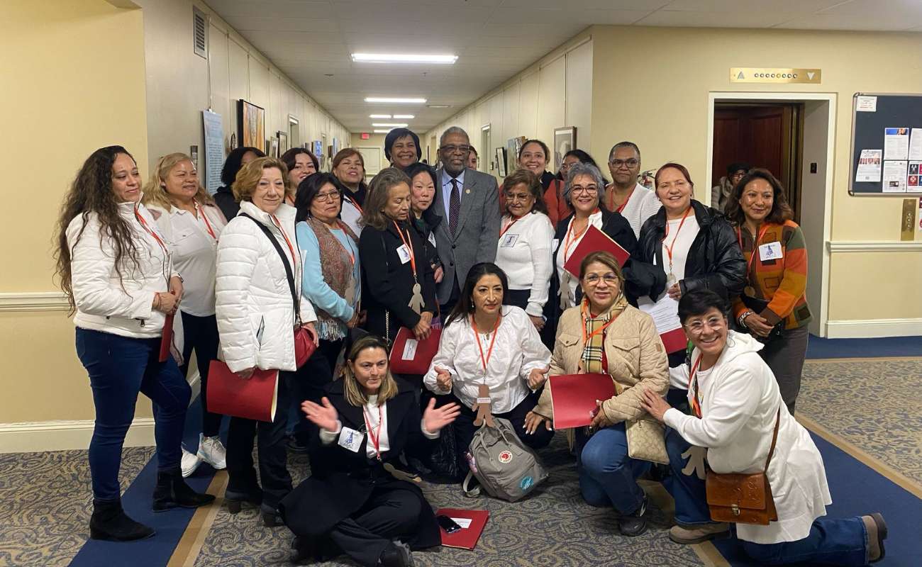 LCAM representatives standing together, demonstrating leadership and unity in early childhood education.