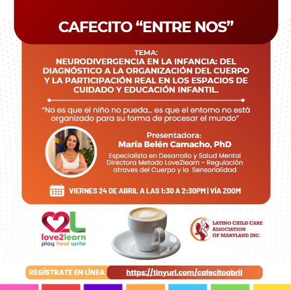 Invitación Cafecito Entre Nos con LCAM Abril 2026