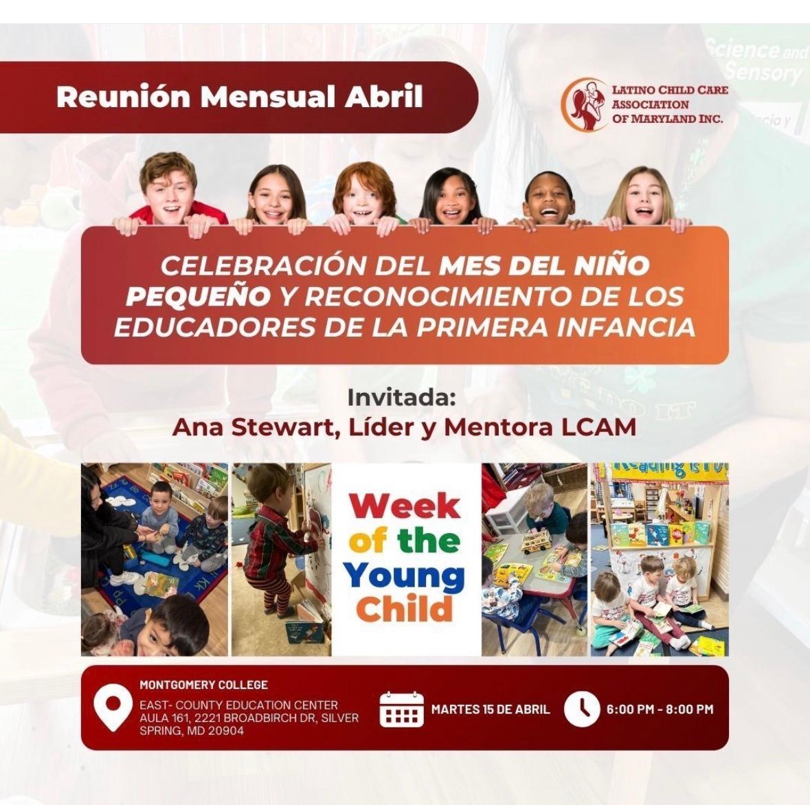 Invitación Reunión Mensual de Abril LCAM