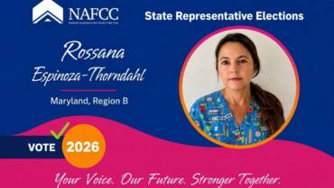 Rossana Espinoza: candidata en Elecciones de Representantes Estatales de NAFCC